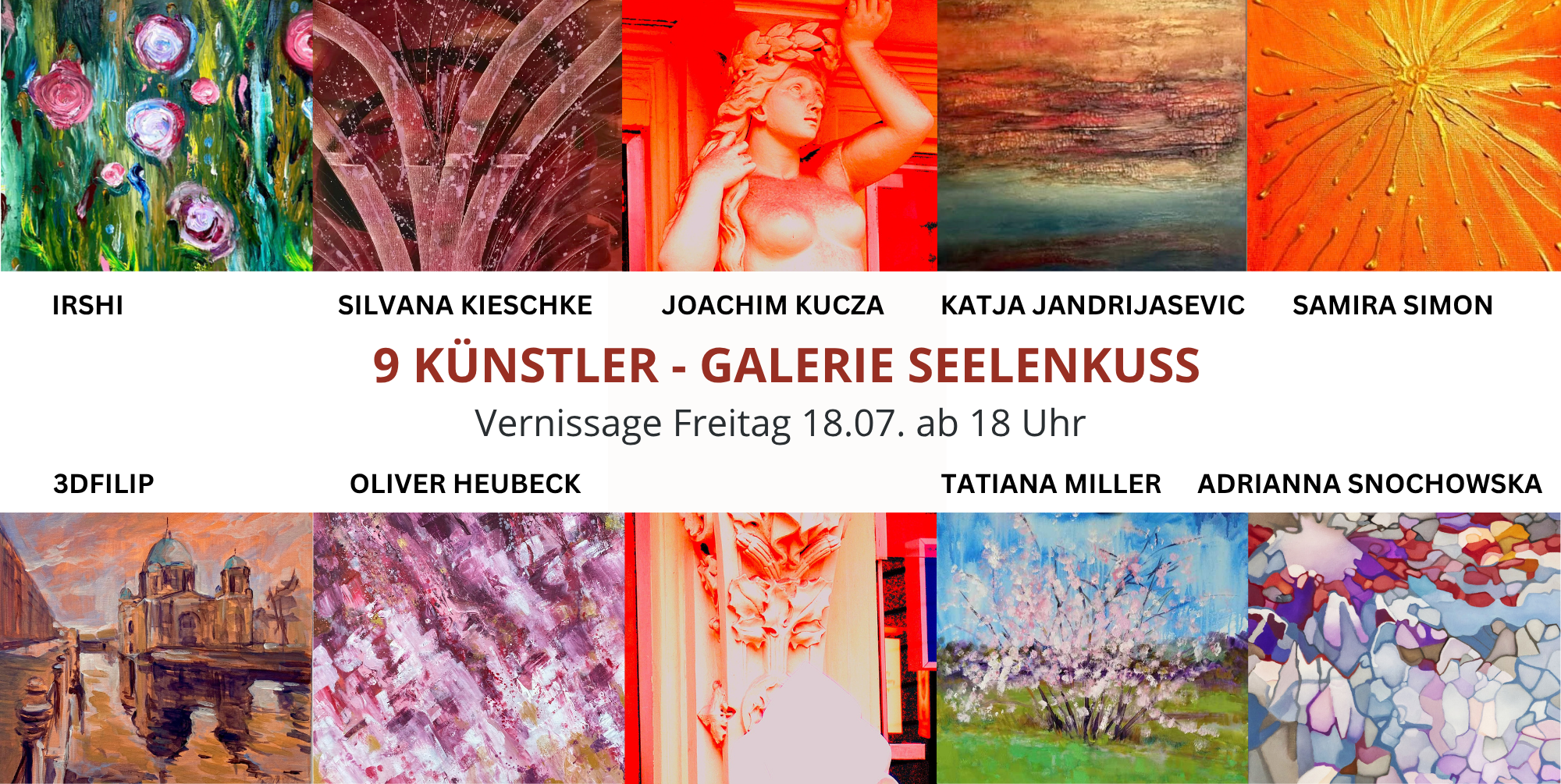 9 Künstler, Galerie Seelenkuss